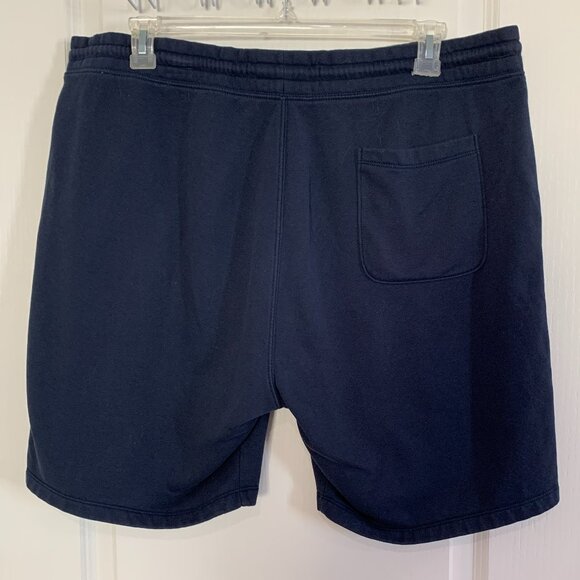 Old Navy 2 PC Fleece Jogger Sweat Shorts Drawstring Navy & Black Size XXL Tall - Picture 9 of 10